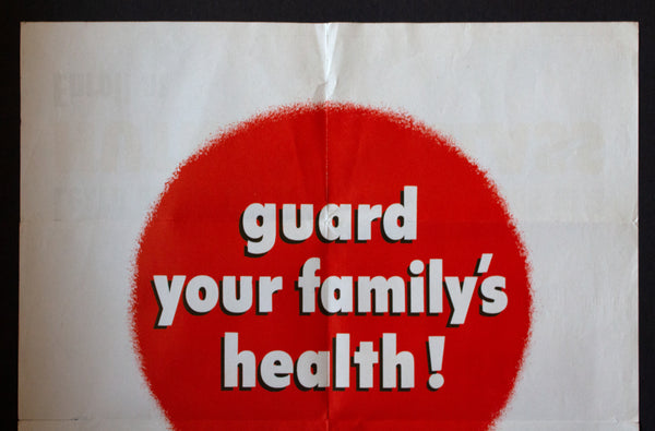 1943 Guard Your Family's Health Wartime Foods Nutrition Class WWII