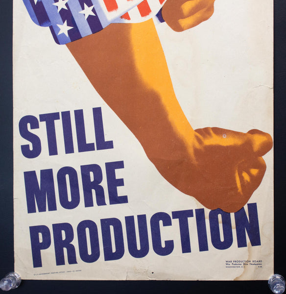 1942 Still More Production War Production Board WWII Uncle Sam