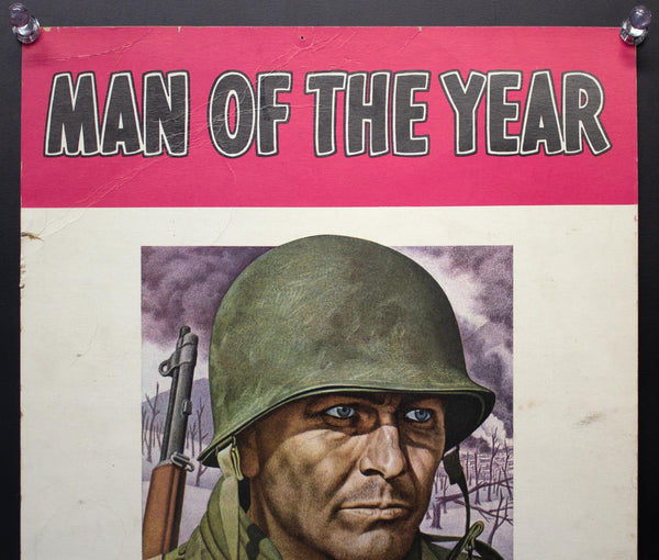 1950 Time Man of the Year American Fighting Man Window Card Korean War
