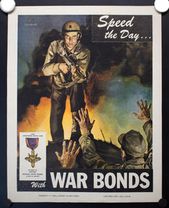 1944 Speed The Day…With War Bonds C.C. Beall Army Distinguished Service Cross
