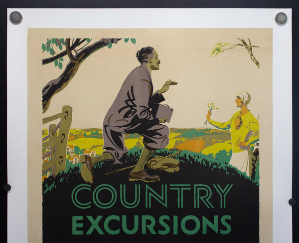 1926 Country Excursions Edgware London Underground Frederick Charles Herrick
