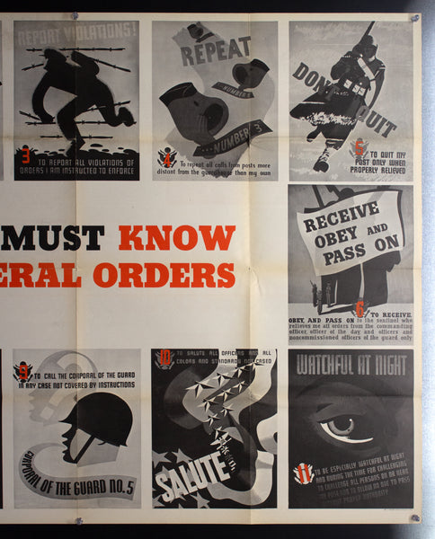 1943 Sentinels Must Know The 11 General Orders Sentry WWII Newsmap