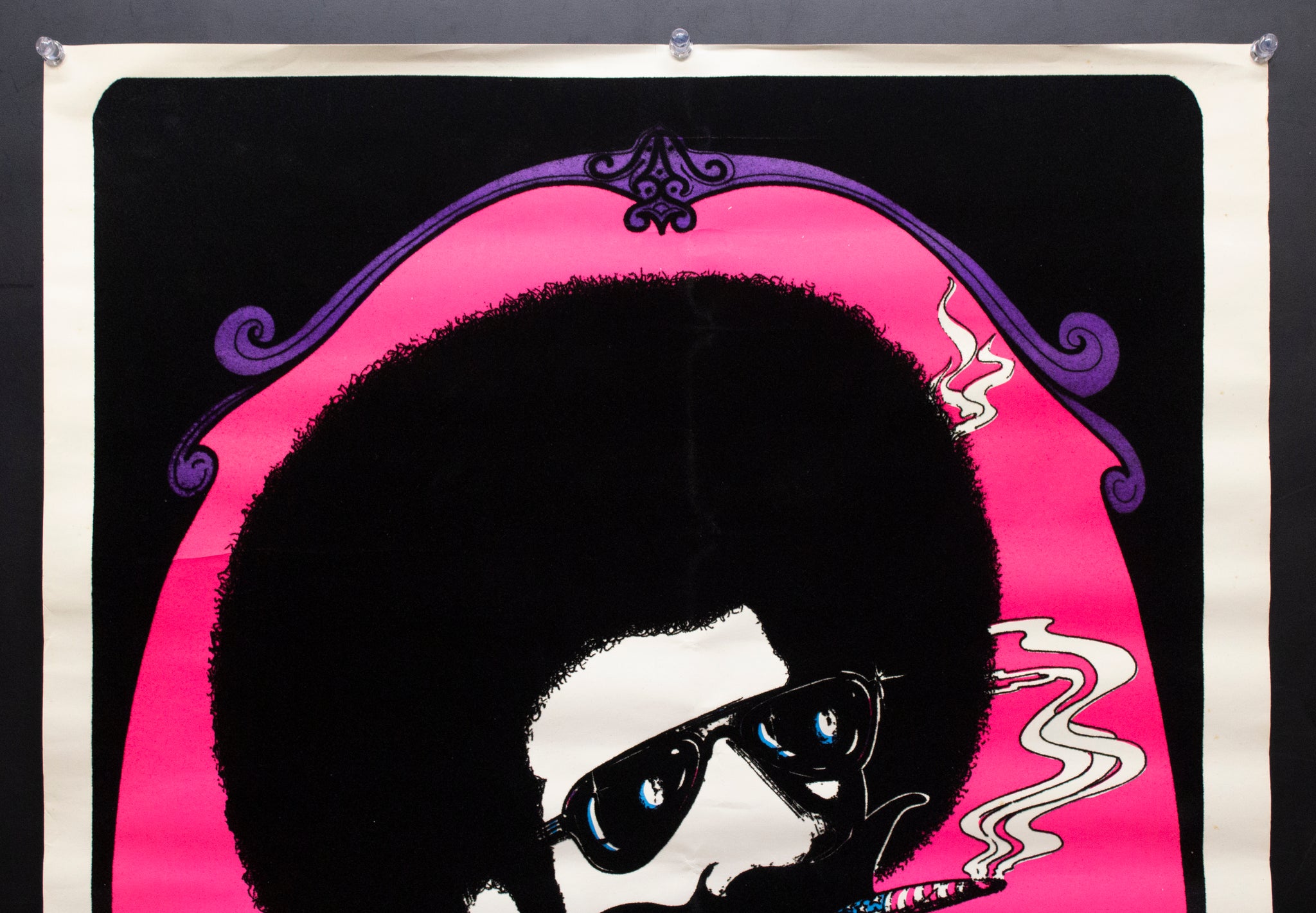 1973 Keep On Puffin Blacklight Marijuana JOB Rolling Papers