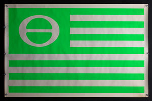 1971 American Ecology Flag Blacklight Artko Studios Vintage Original