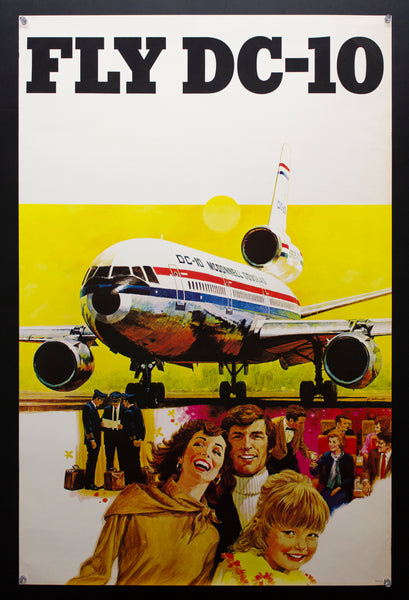 c.1972 FLY DC-10 McDonnell Douglas Advertising by George Akimoto