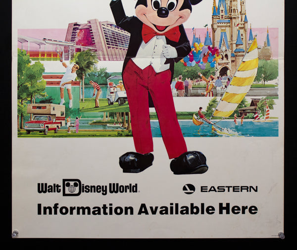 c.1970s Walt Disney World Eastern Airlines Mickey Mouse