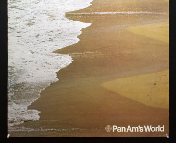 c.1972 Pan Am’s World Panama Beach Pan American Airline Vintage