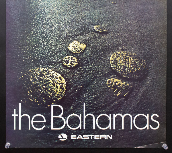 c.1970s Eastern Airlines The Bahamas Beaches Spanish Shipwreck Coins