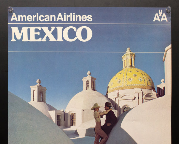 c.1970s American Airlines Mexico White Dome Lovers