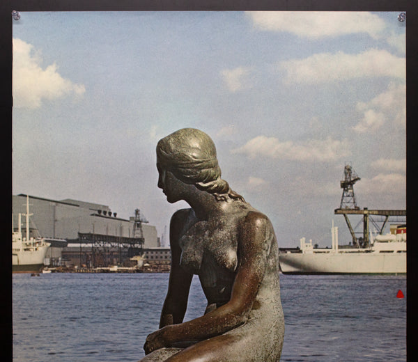 1973 Demark You’ll Love It Little Mermaid John Carrebye Danish Travel Board