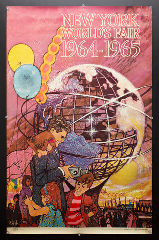1964-65 New York World’s Fair by Bob Peak United States Steel Unisphere