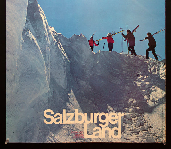 1974 Salzburg, Austria Skiing by Oskar Anrather Vintage Original