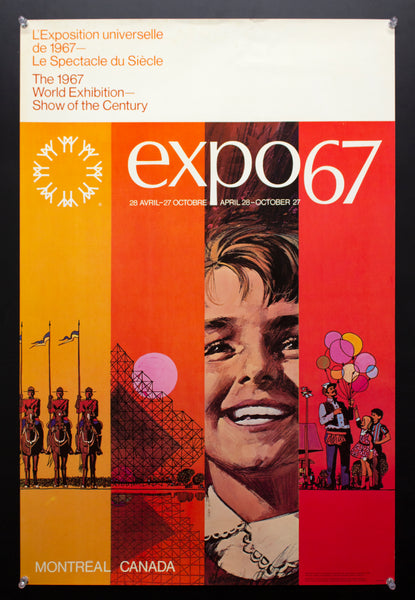 1967 Montreal EXPO 67 World’s Fair Exposition William Wright Orange