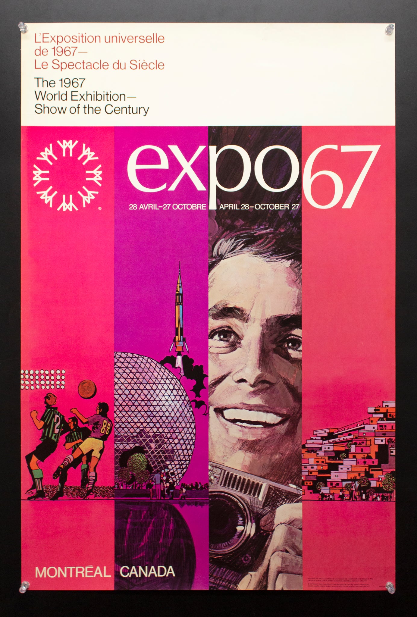 1967 Montreal EXPO 67 World’s Fair Exposition William Wright Purple