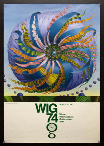 1974 Wiener Internationale Gartenschau WIG 74 Garden Show Wolfgang Hutter