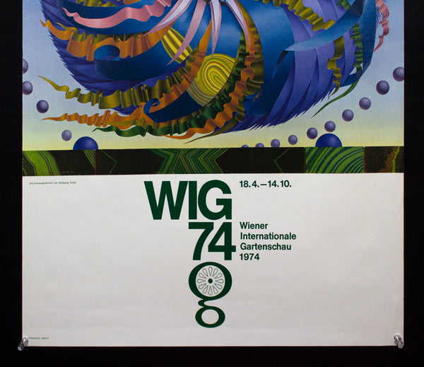 1974 Wiener Internationale Gartenschau WIG 74 Garden Show Wolfgang Hutter