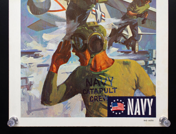 1966 Go With The Bold Ones US Navy Recruiting Lou Nolan Vietnam War Era