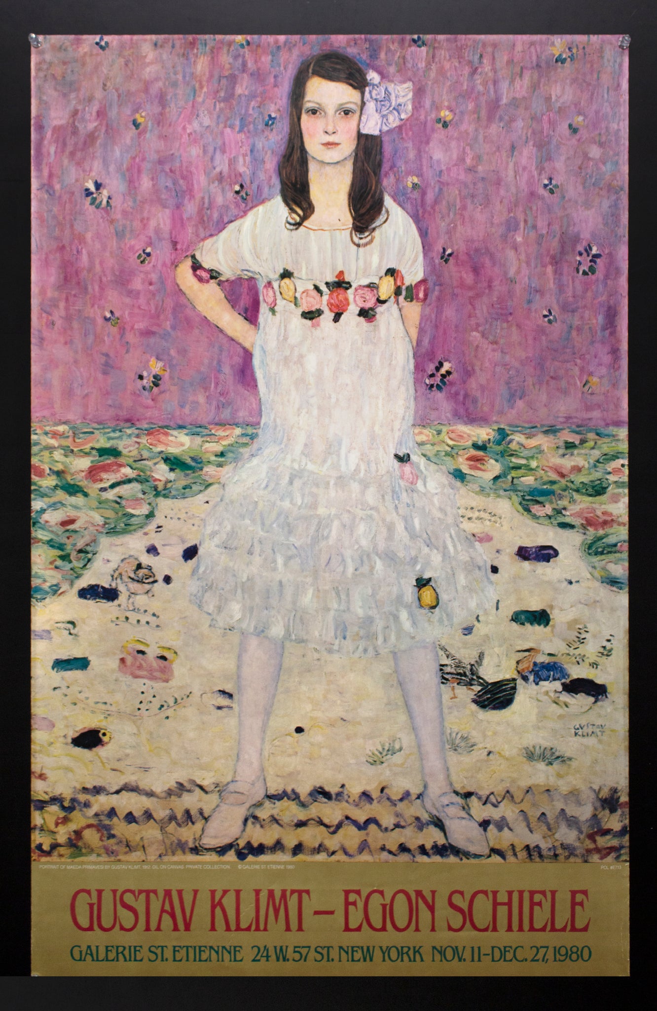 1980 Gustav Klimt Egon Schiele Art Exhibit Galerie St. Etienne