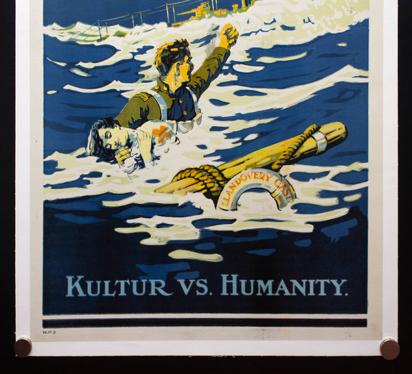 1918 Victory Bonds Will Help Stop This Kultur vs Humanity HMHS Llandovery Castle
