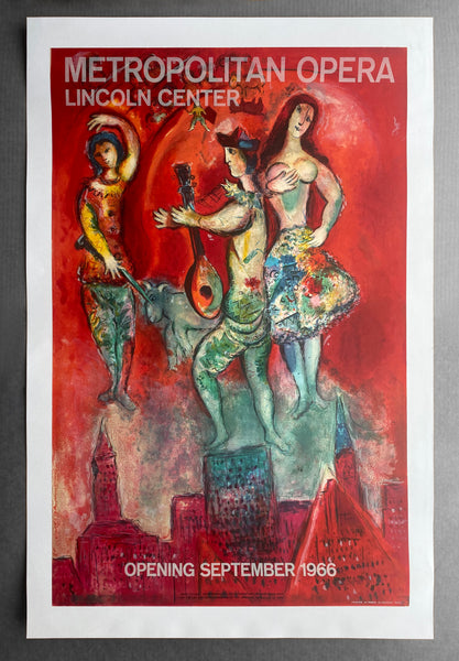 1966 Lincoln Center Metropolitan Opera Opening Carmen Mourlot Chagall
