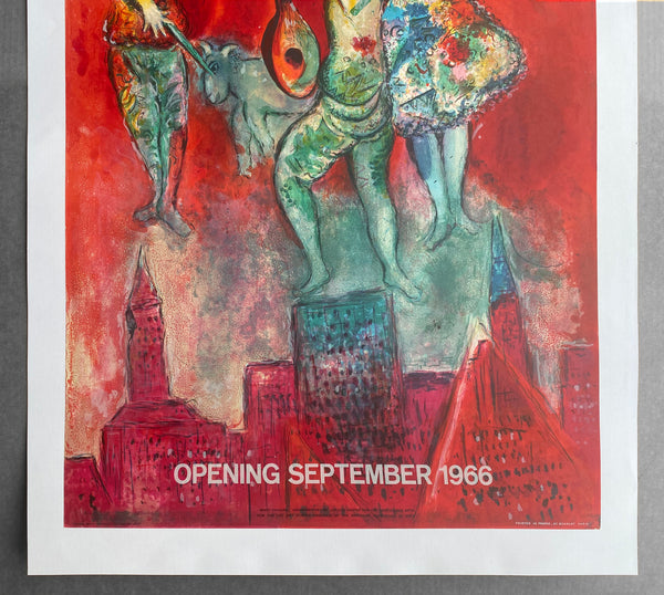 1966 Lincoln Center Metropolitan Opera Opening Carmen Mourlot Chagall