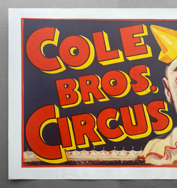 c. 1940s Cole Bros Circus Clown