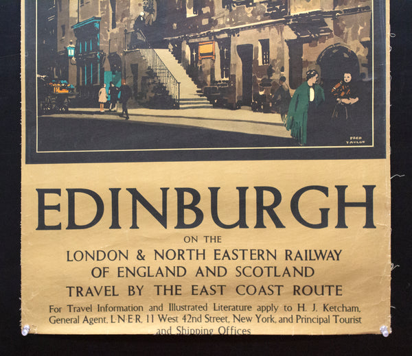 c.1930 Edinburgh by Fred Taylor London North Eastern Railway LNER Scotland