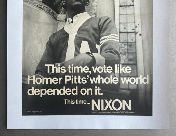 1968 This Time Vote Like Homer Pitts’ Whole World Depends On It Nixon