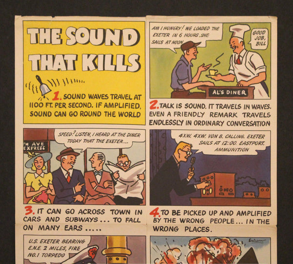 1942 The Sound That Kills Don’t Murder Men With Idle Words Eric Ericson WWII