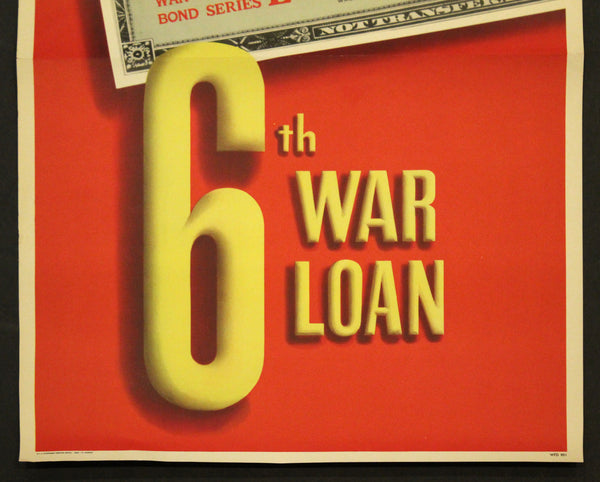 1944 6th War Loan Series E War Savings Bonds WWII