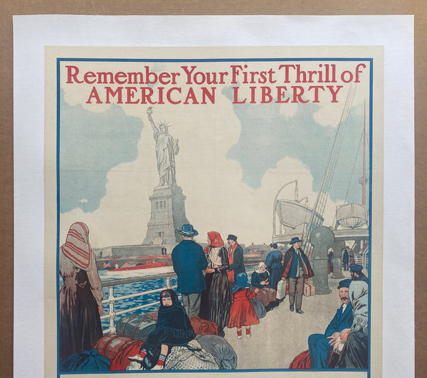 1917 Remember Your First Thrill of American Liberty 2nd Liberty Loan
