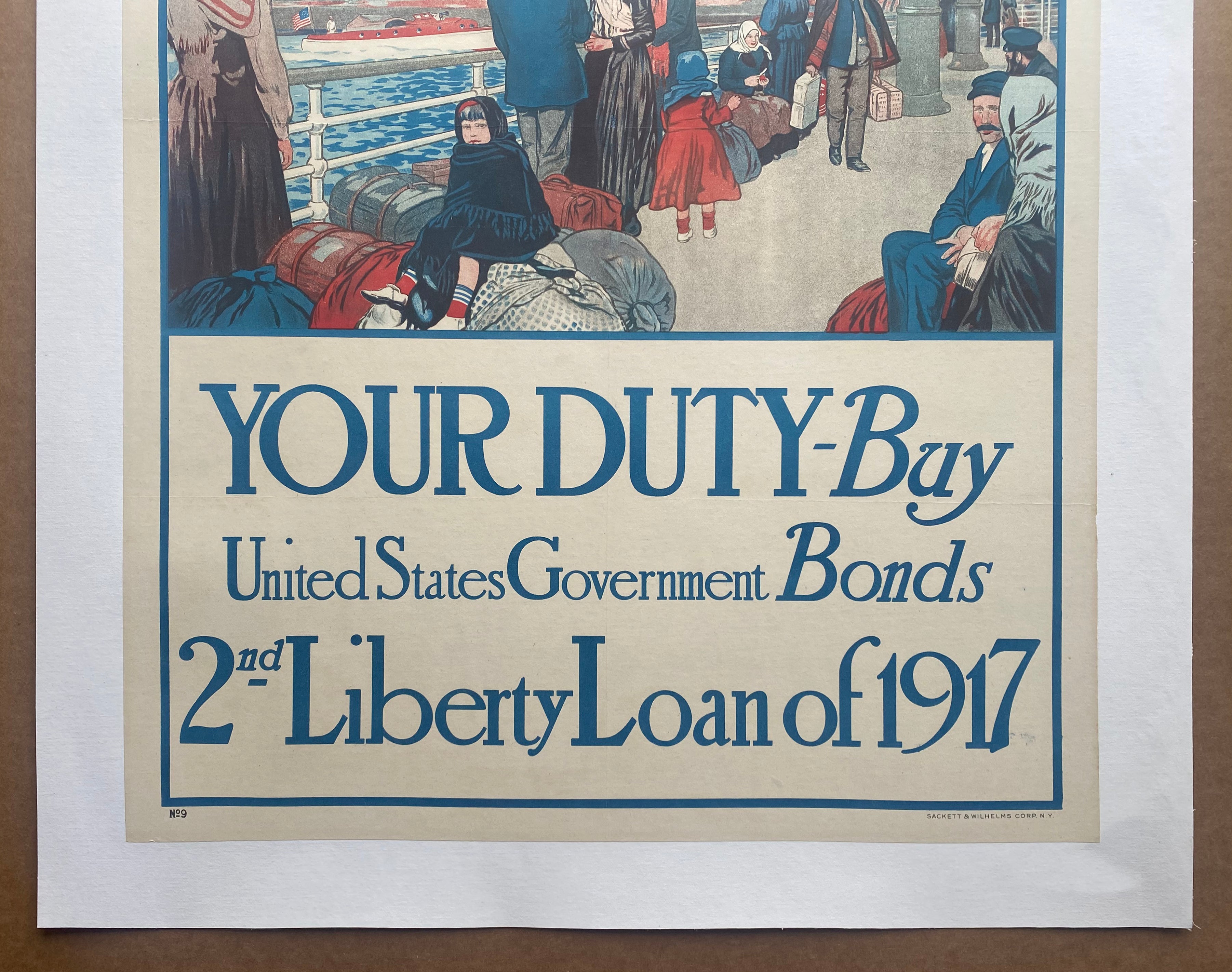 1917 Remember Your First Thrill of American Liberty Poster Liberty