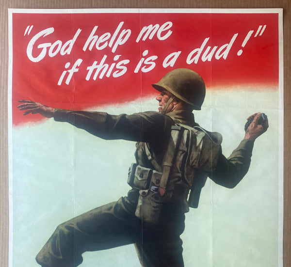 1942 God Help Me If This Is A Dud His Life Is In Your Hands Ordnance WWII