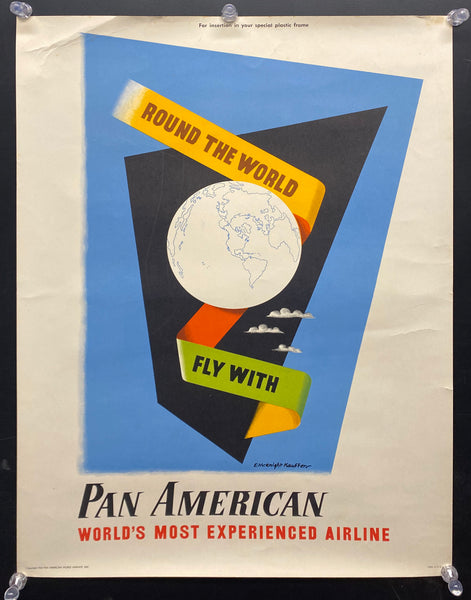 1953 Round The World Fly With Pan American Edward McKnight Kauffer