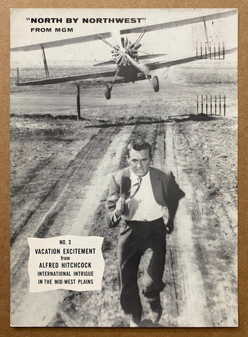 1959 Alfred Hitchcock's North By Northwest Movie Promo Postcard Cropduster