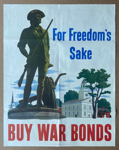 1943 For Freedom's Sake Buy War Bonds by John Atherton