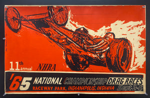1965 NHRA National Championship Drag Races by Earl Newman Indianapolis