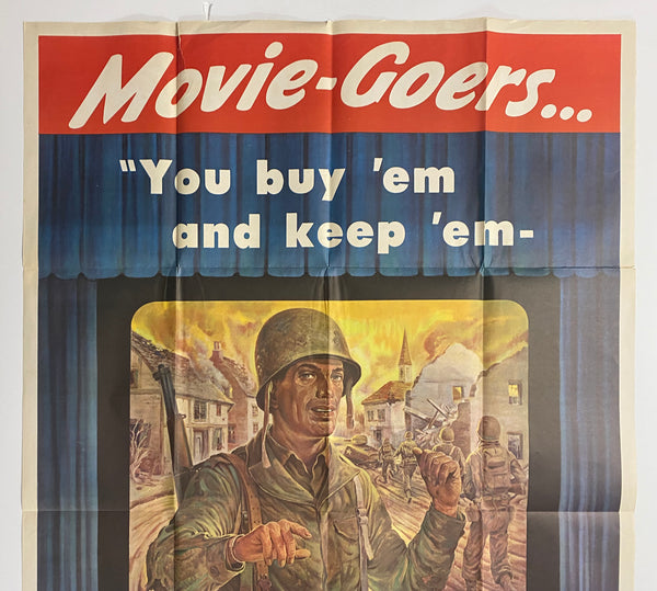 1945 Movie-Goers Keep Buying Bonds Ben Carleton Mead US Treasury WWII