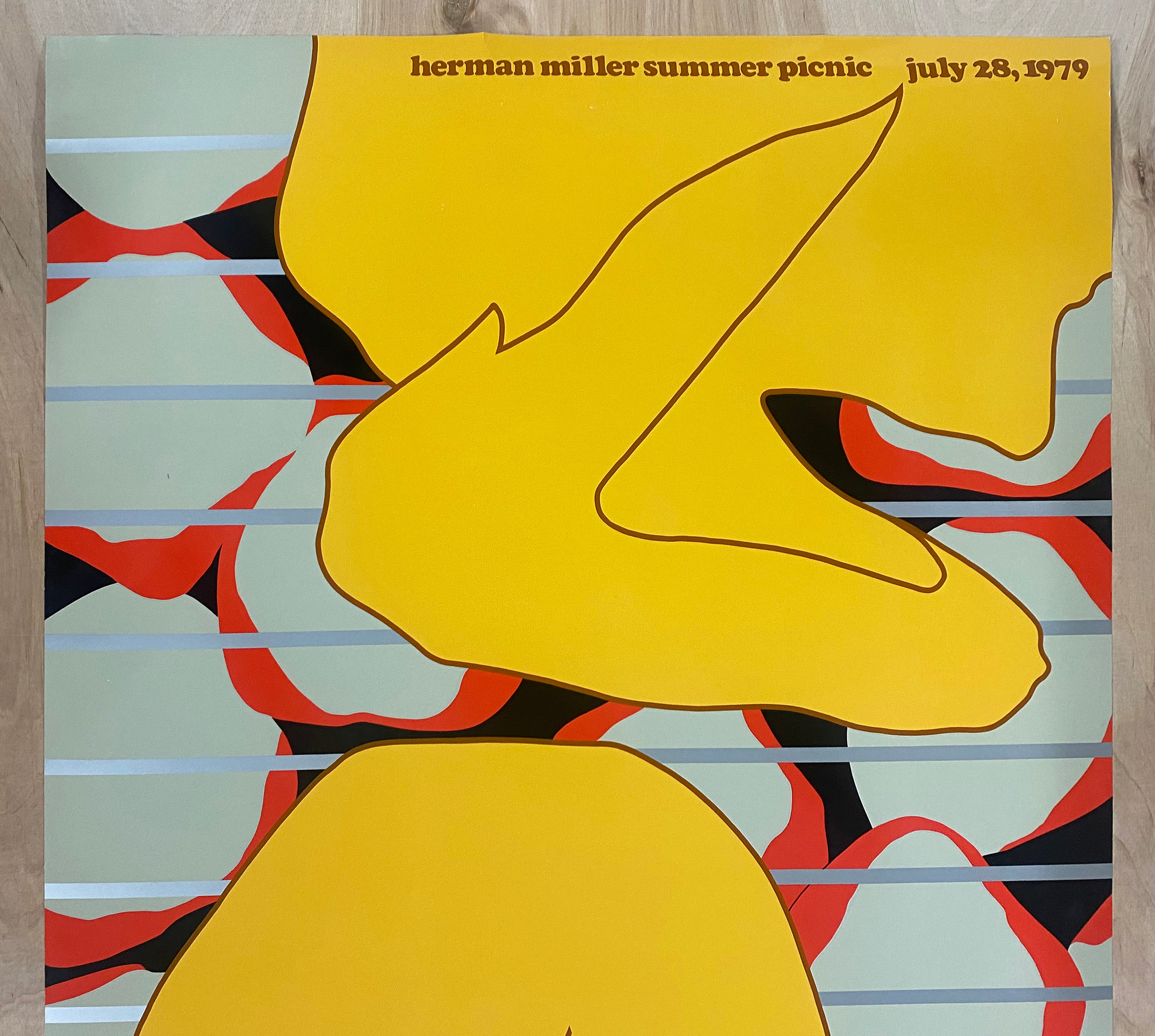 1979 Herman Miller Summer Picnic Poster Steve Frykholm Grilled Chicken –  Golden Age Posters