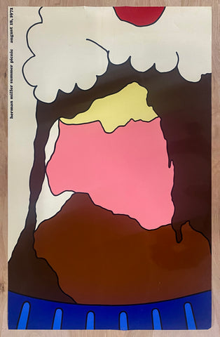 1972 Herman Miller Summer Picnic by Steve Frykholm Cake Pop Art