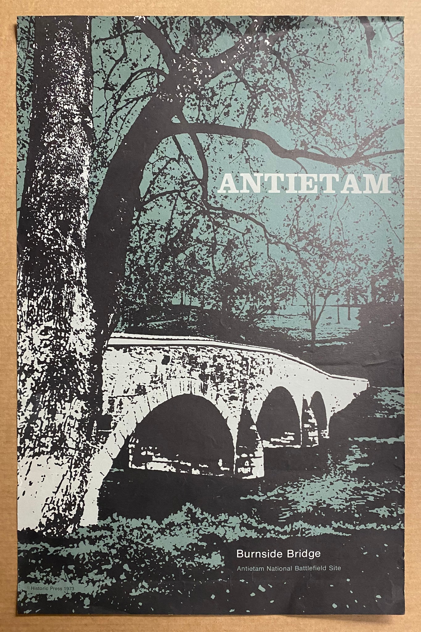 1973 Burnside Bridge Antietam National Battlefield Historic Press