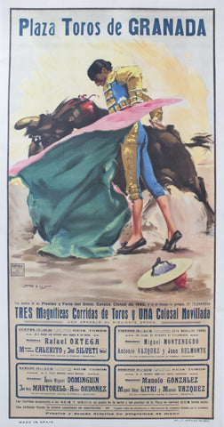 1945 Plaza De Toros De Granada - Golden Age Posters