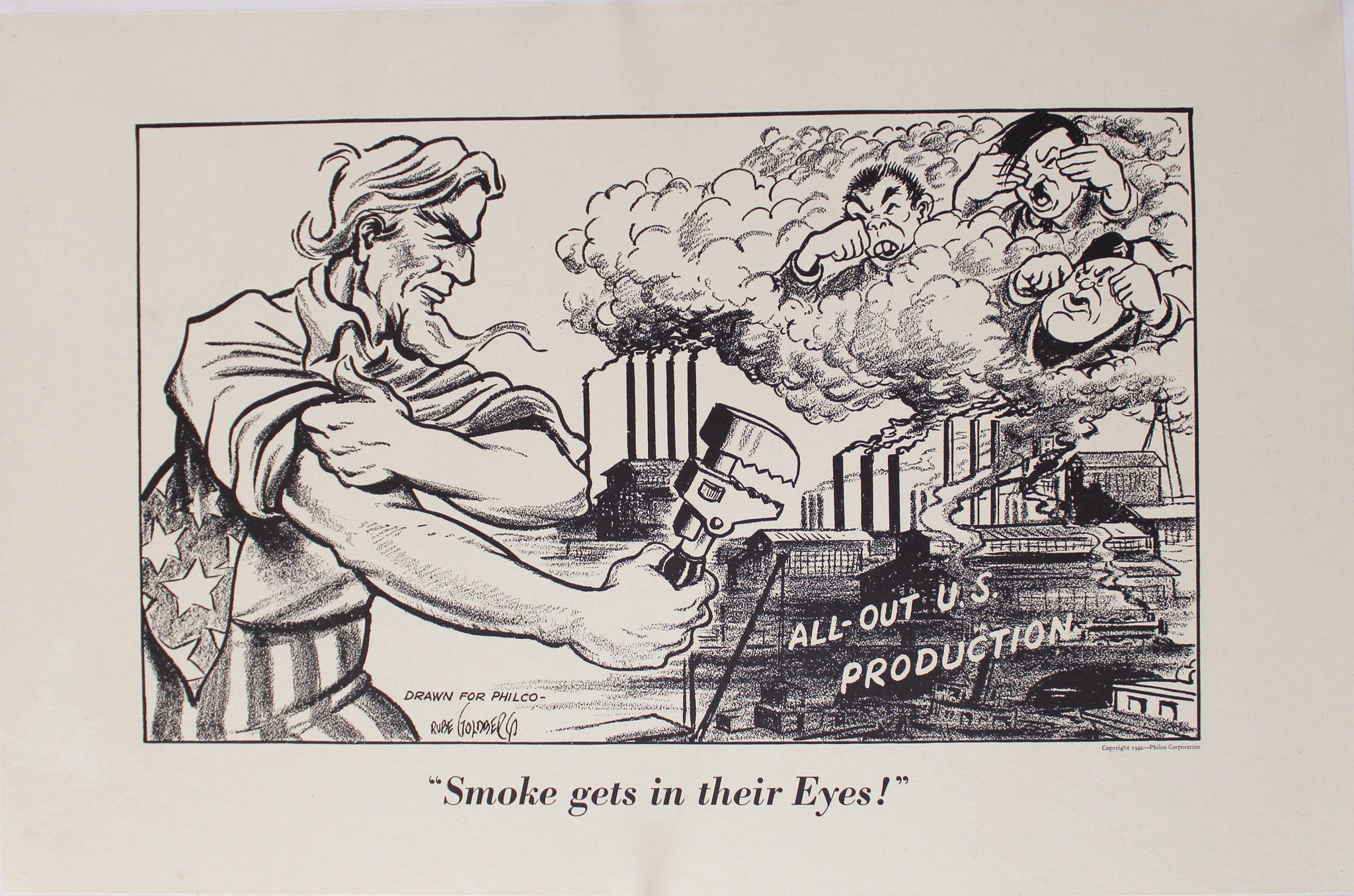 1942 Smoke Gets In Their Eyes! - Golden Age Posters