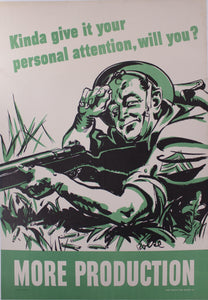 1942 Kinda Give it Your Personal Attention, Will You? More Production - Golden Age Posters