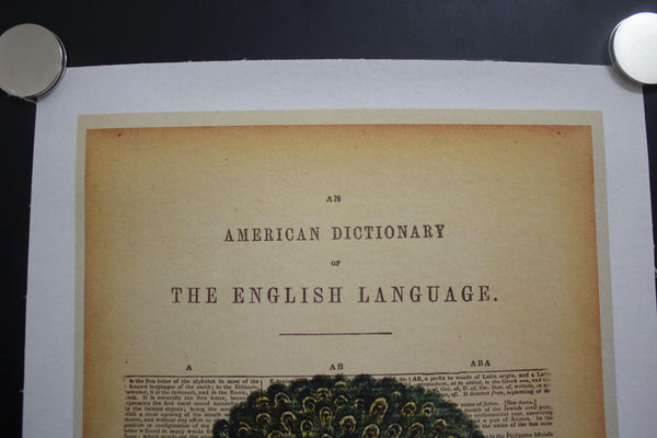 c. 1976 American Dictionary of the English Language - Golden Age Posters
