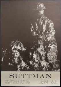 1960s Paul Suttman Sculpture Drawings Art Exhibit Terry Dintenfass Gallery