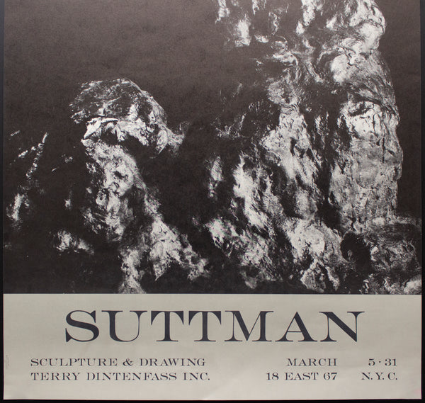 1960s Paul Suttman Sculpture Drawings Art Exhibit Terry Dintenfass Gallery