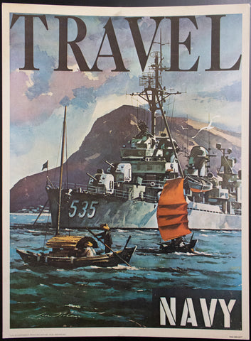 1975 Travel US Navy Recruiting Vietnam War Era