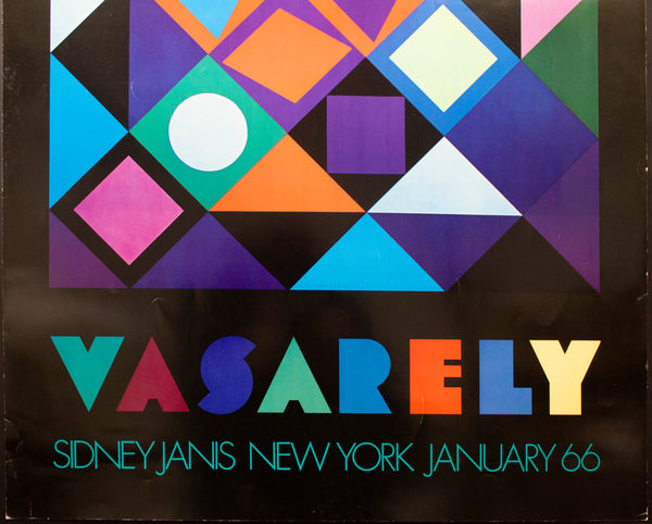 1966 Victor Vasarely Sidney Janis Gallery New York City Art Exbibit