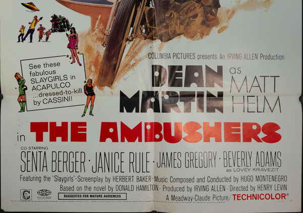 1967 The Ambushers One Sheet - Golden Age Posters